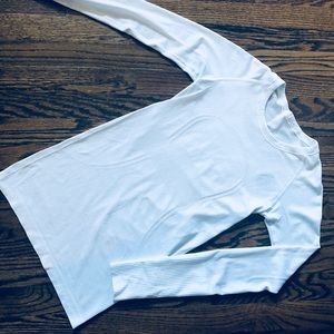 Lululemon Swiftly Tech Long Sleeve Crew *White*